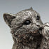 UK Country Artists Two Kittens Sterling Silver Sculpture Figurine